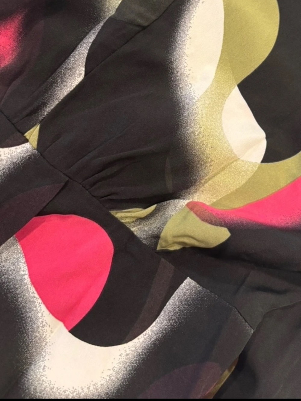 Colorful Abstract Midi Dress - Picture 4 of 4